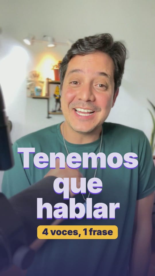 La misma frase puede sonar a susto, a amenaza, a misterio o a promoción.